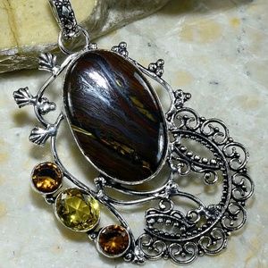 Iron Tiger Eye pendant